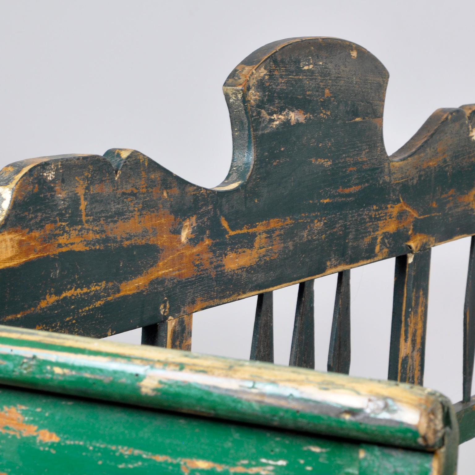 Antique Box Bench, 1920s 4