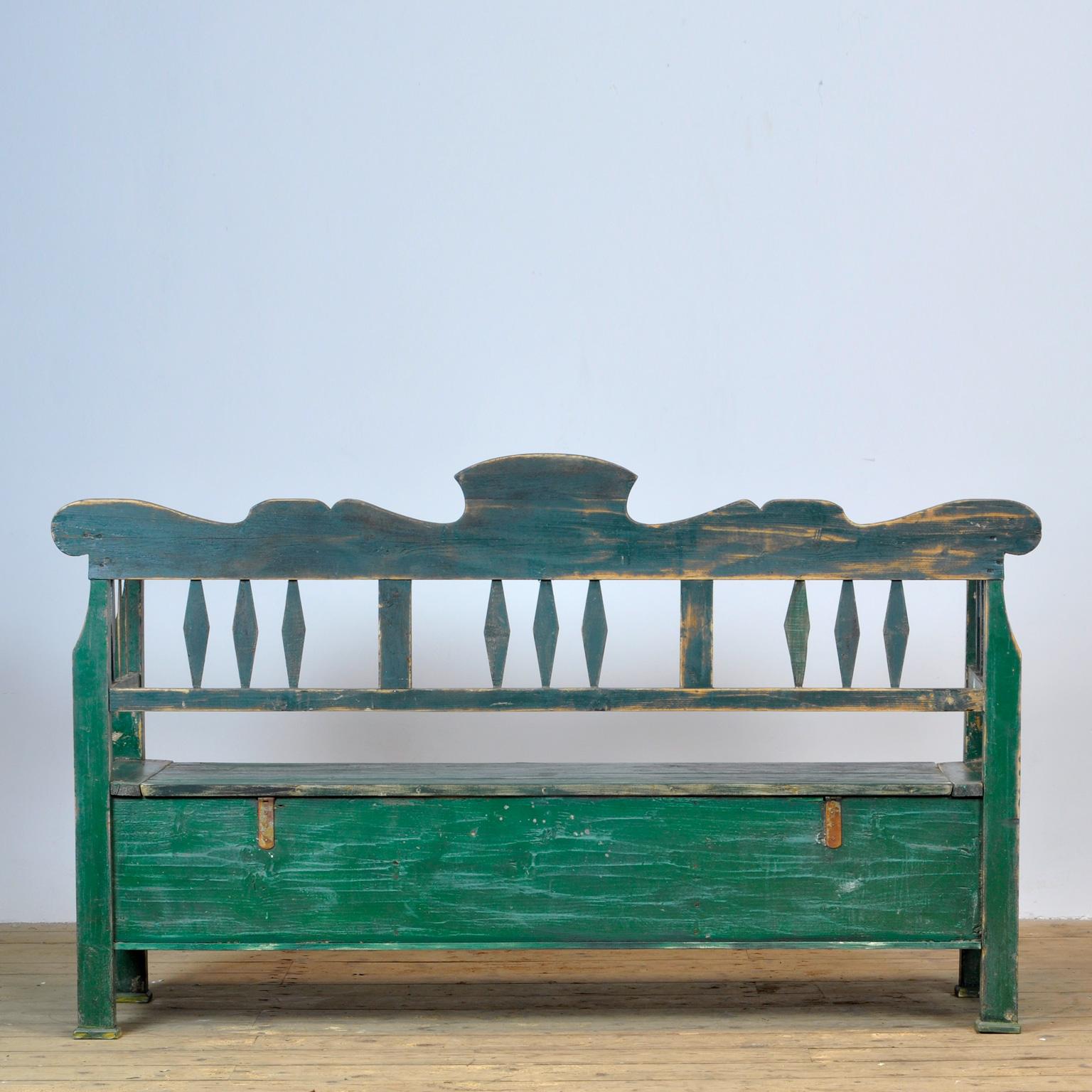 Antique Box Bench, 1920s In Good Condition In Amsterdam, Noord Holland