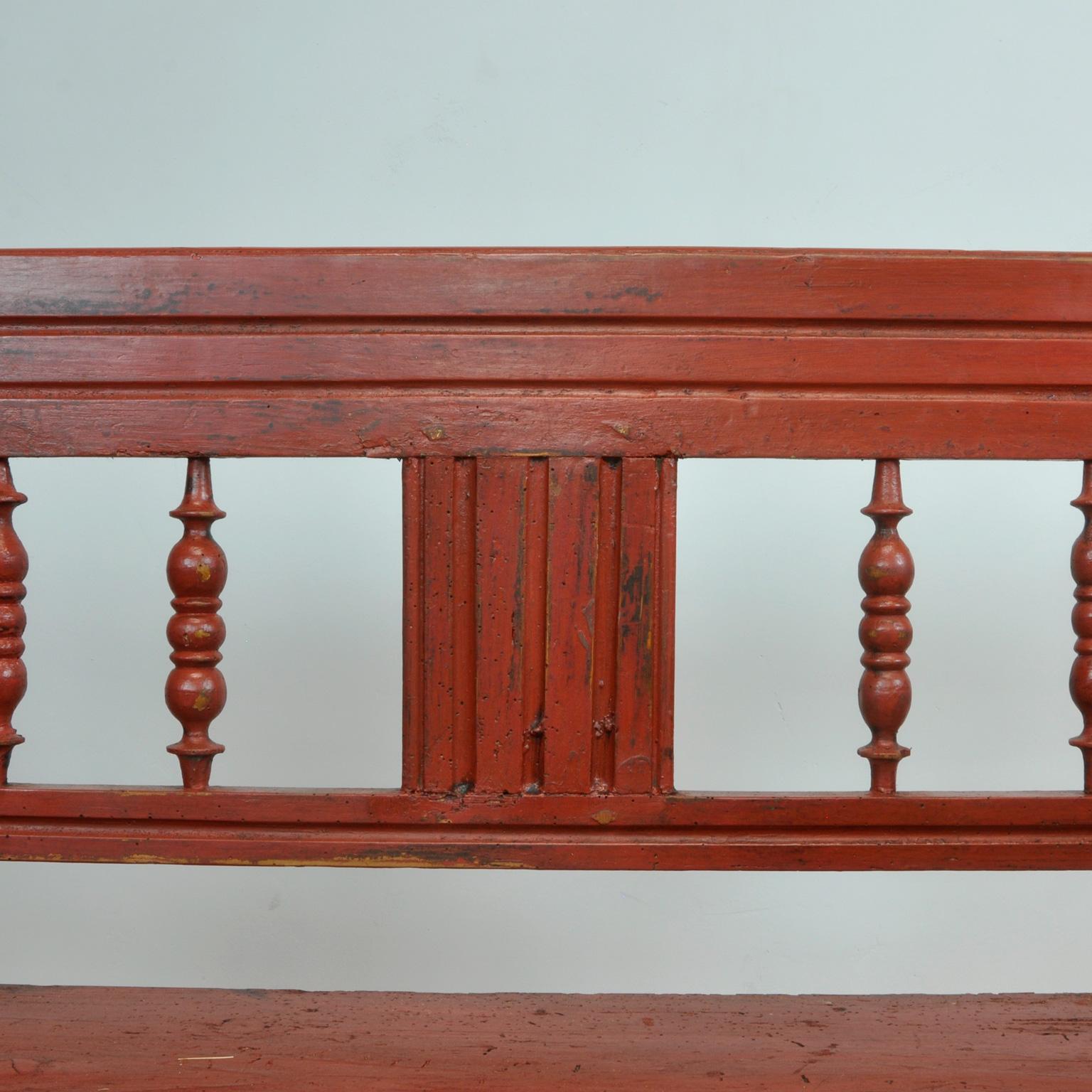Early 20th Century Antique Box Bench, 1920s