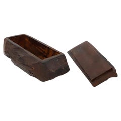 Caja Antigua de Madera de Palofierro
