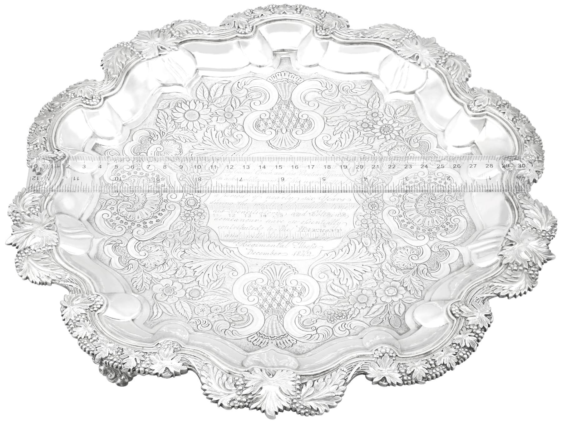 Salière en argent coloniale indienne (1842), ancienne boîte. en vente 4