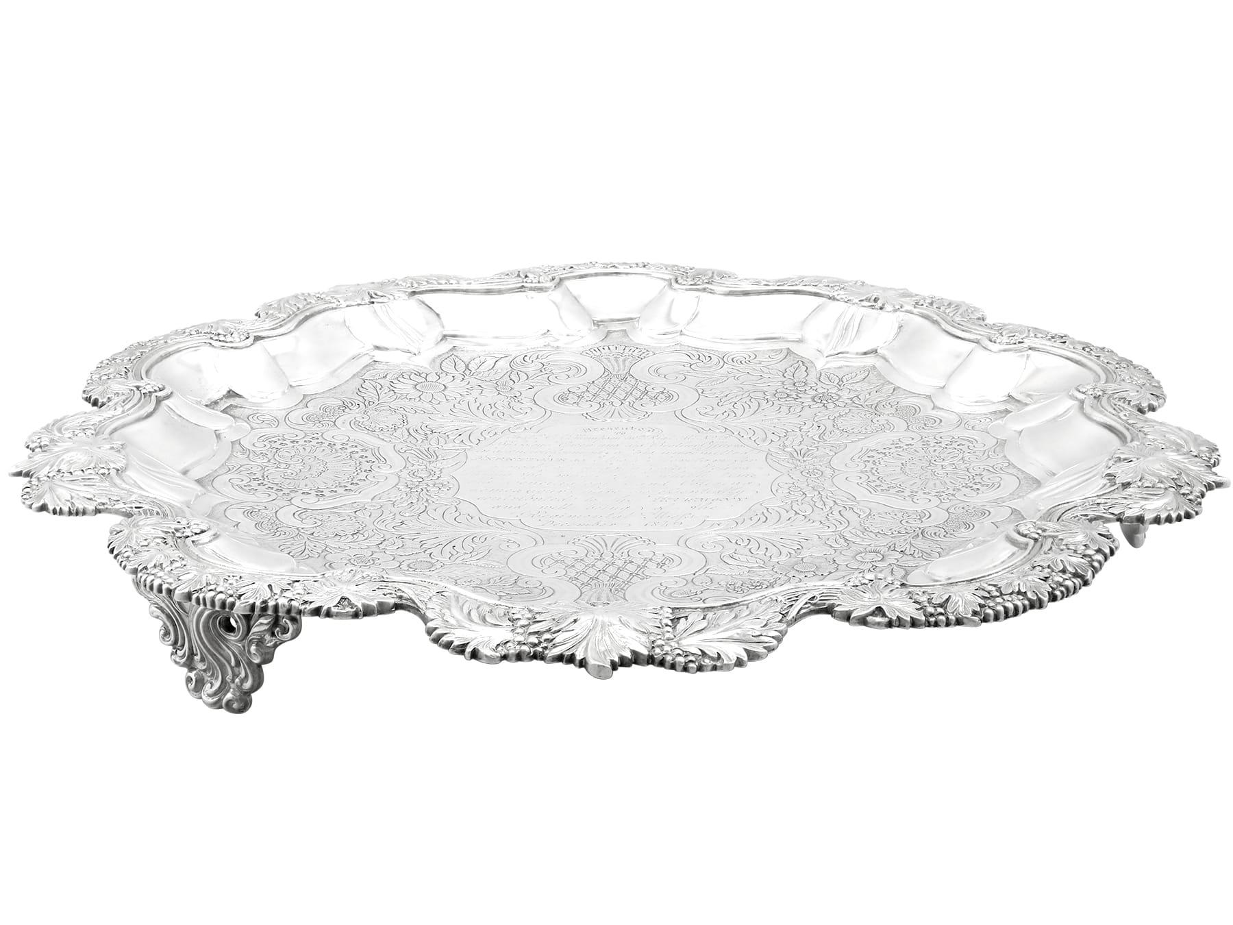 Salière en argent coloniale indienne (1842), ancienne boîte. Excellent état - En vente à Jesmond, Newcastle Upon Tyne