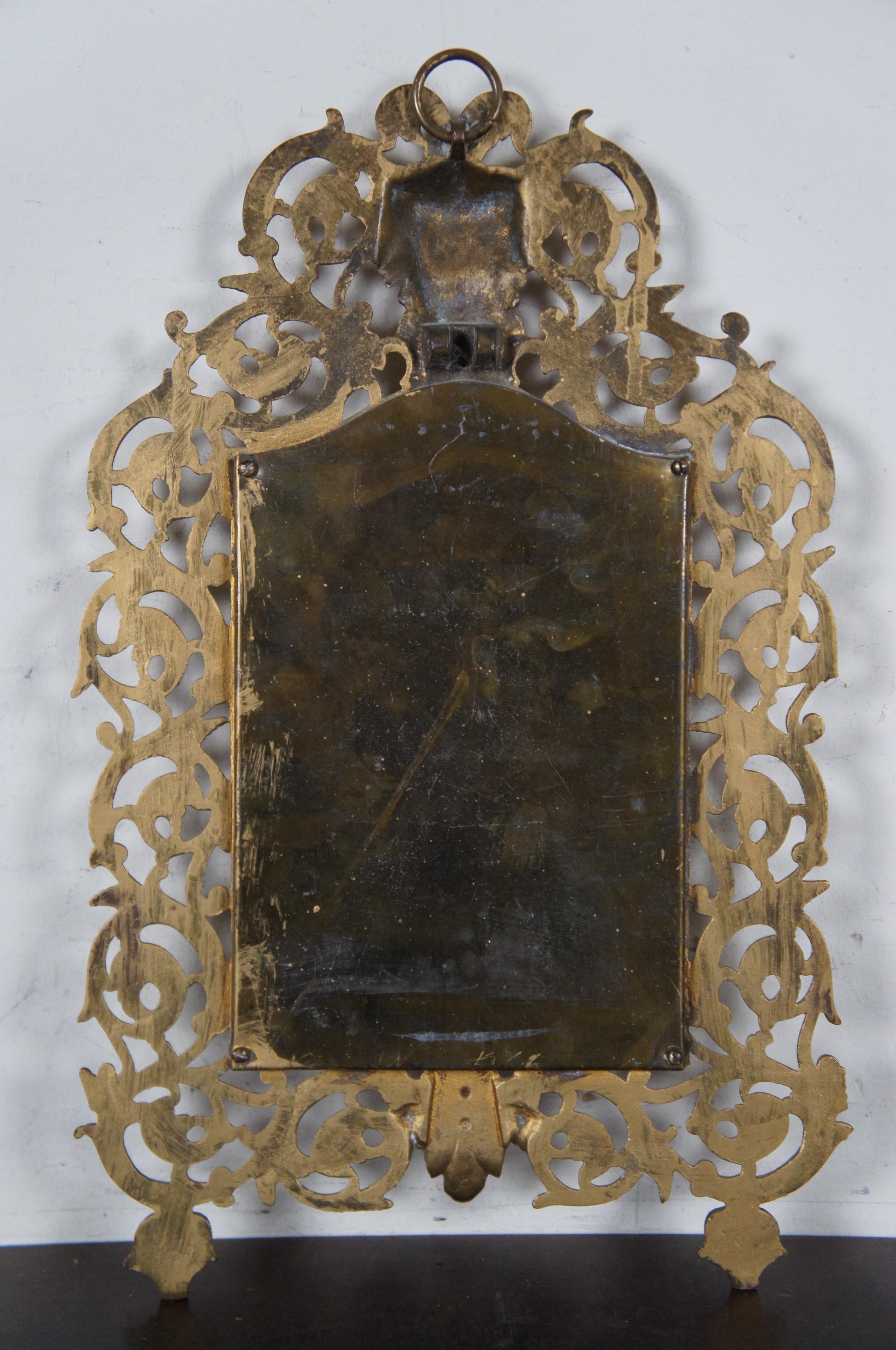 antique cast iron mirror