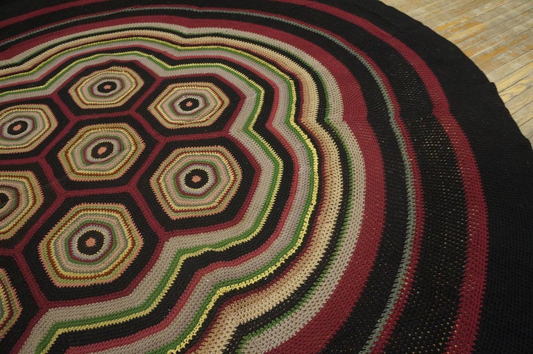 Antique Braided Rug For Sale at 1stDibs