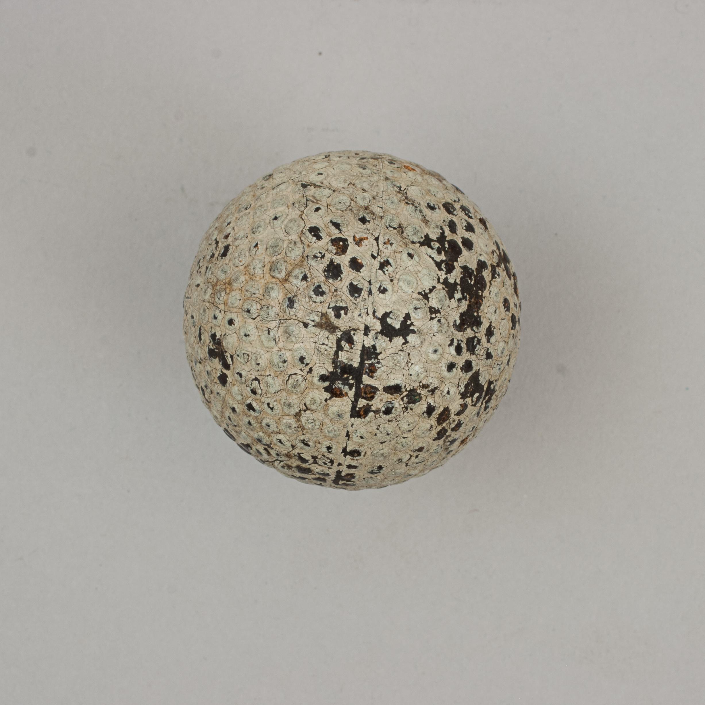 Antique Bramble Pattern Golf Ball For Sale 4