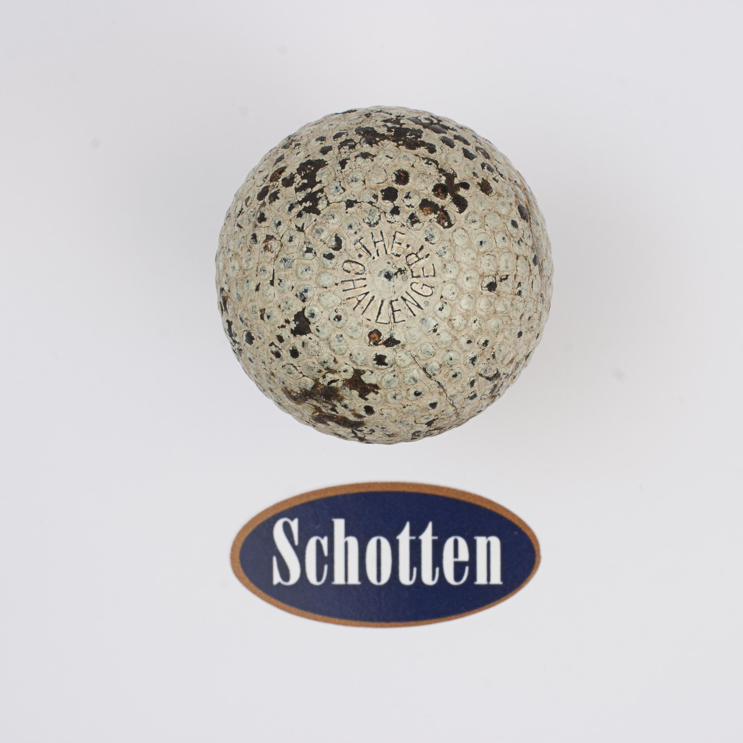Antique Bramble Pattern Golf Ball In Good Condition For Sale In Oxfordshire, GB