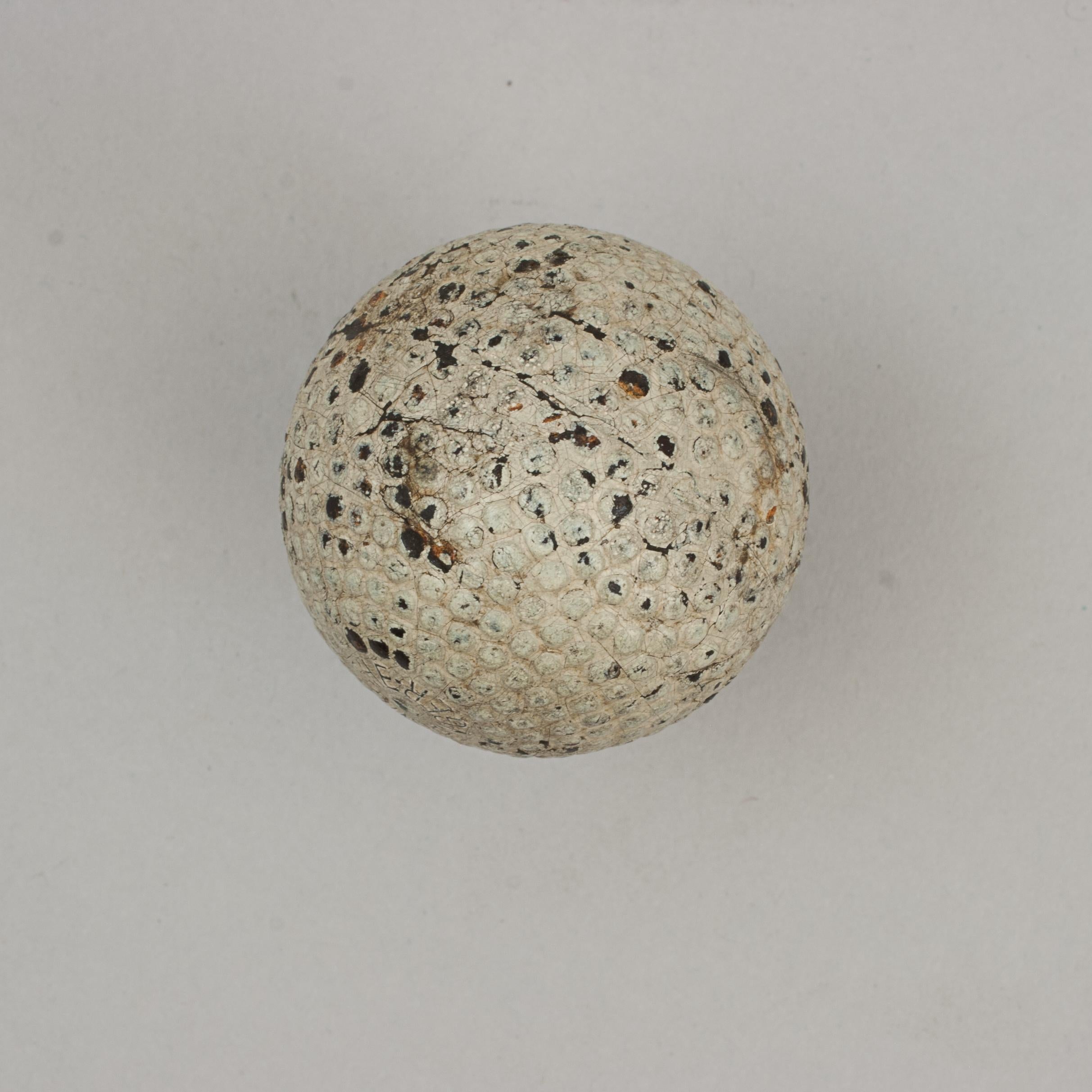 Antique Bramble Pattern Golf Ball For Sale 2
