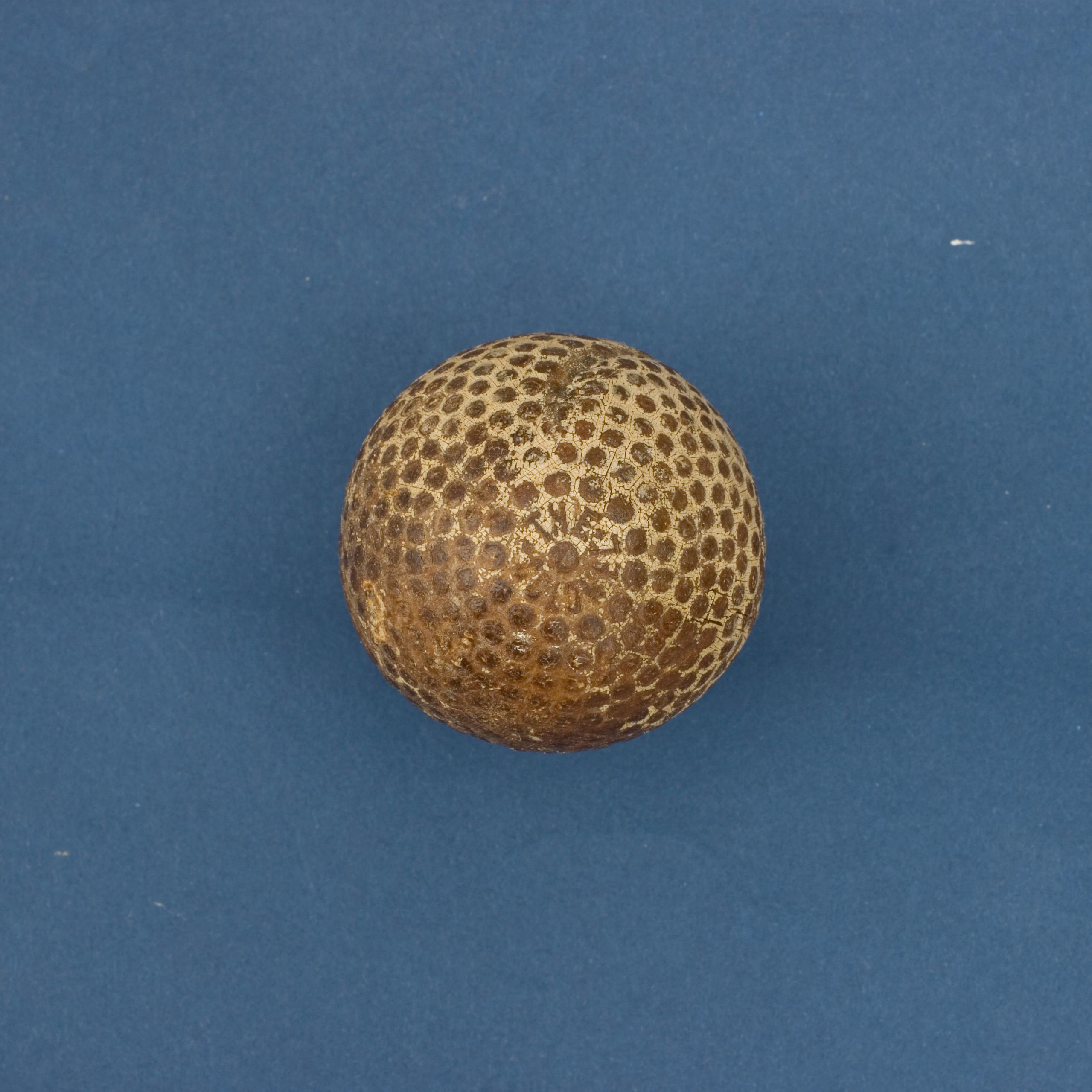 Antique Bramble Pattern Golf Ball, the Colonel For Sale 2