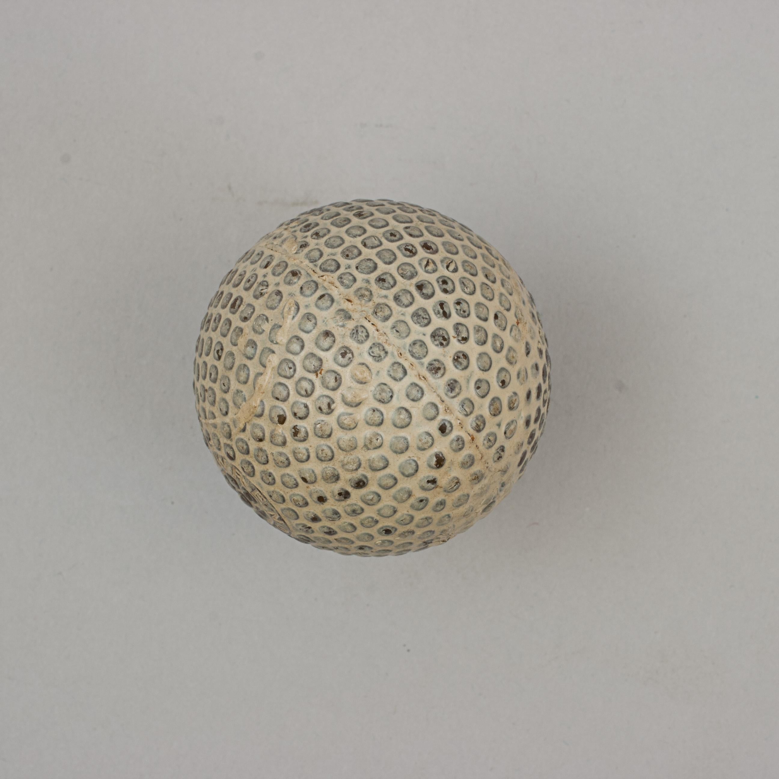 Rubber Antique Bramble Pattern Wrendal Golf Ball For Sale