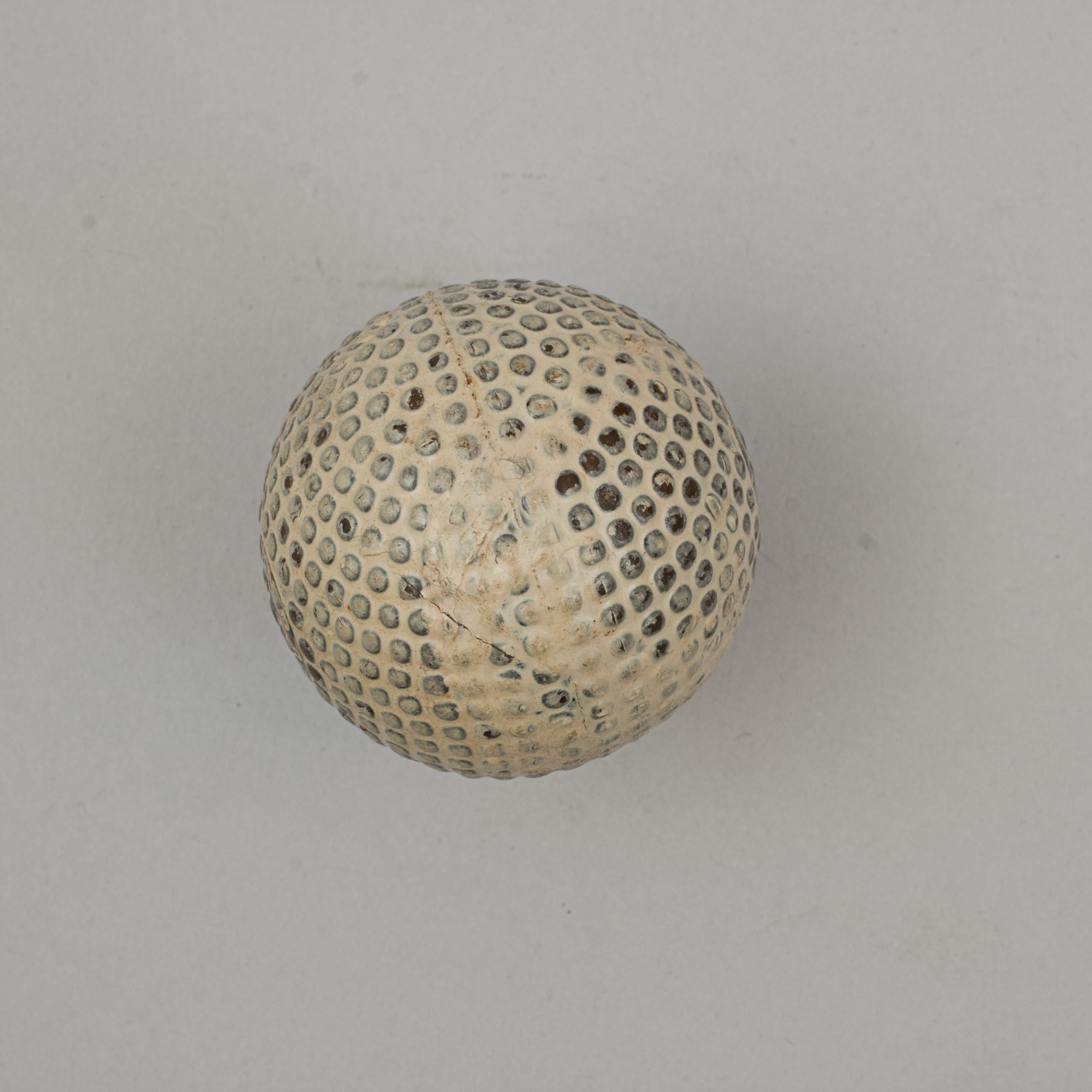 Antique Bramble Pattern Wrendal Golf Ball For Sale 1