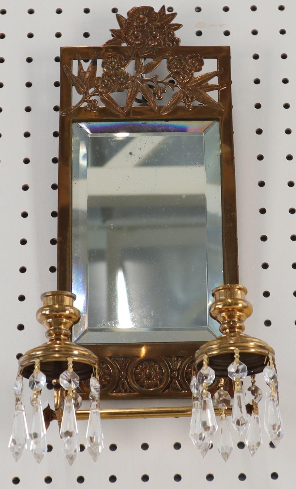 antique mirrored sconces