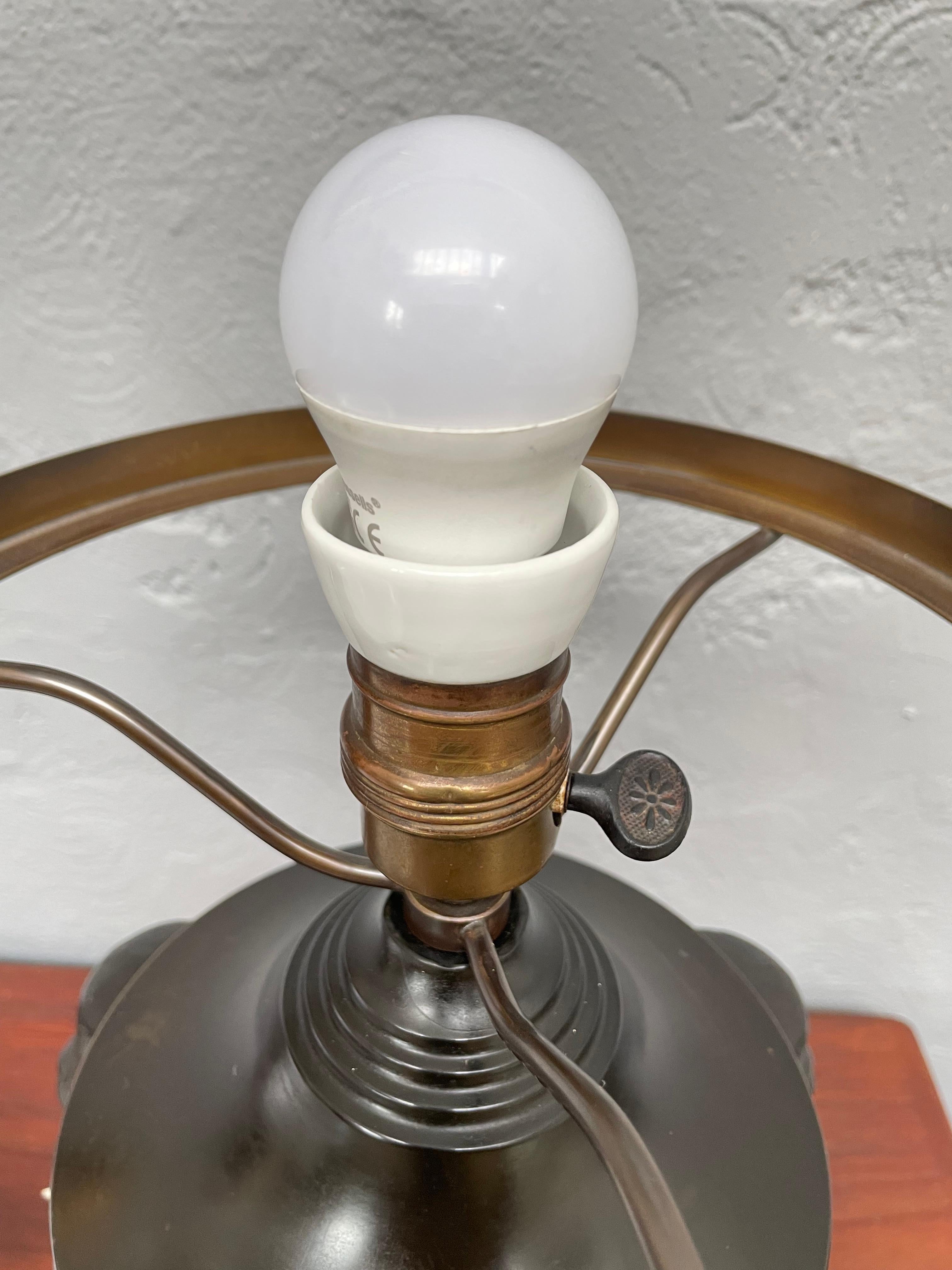 Art Nouveau Lampade a forma di elefante in ottone e ghisa di Voss of Denmark in vendita