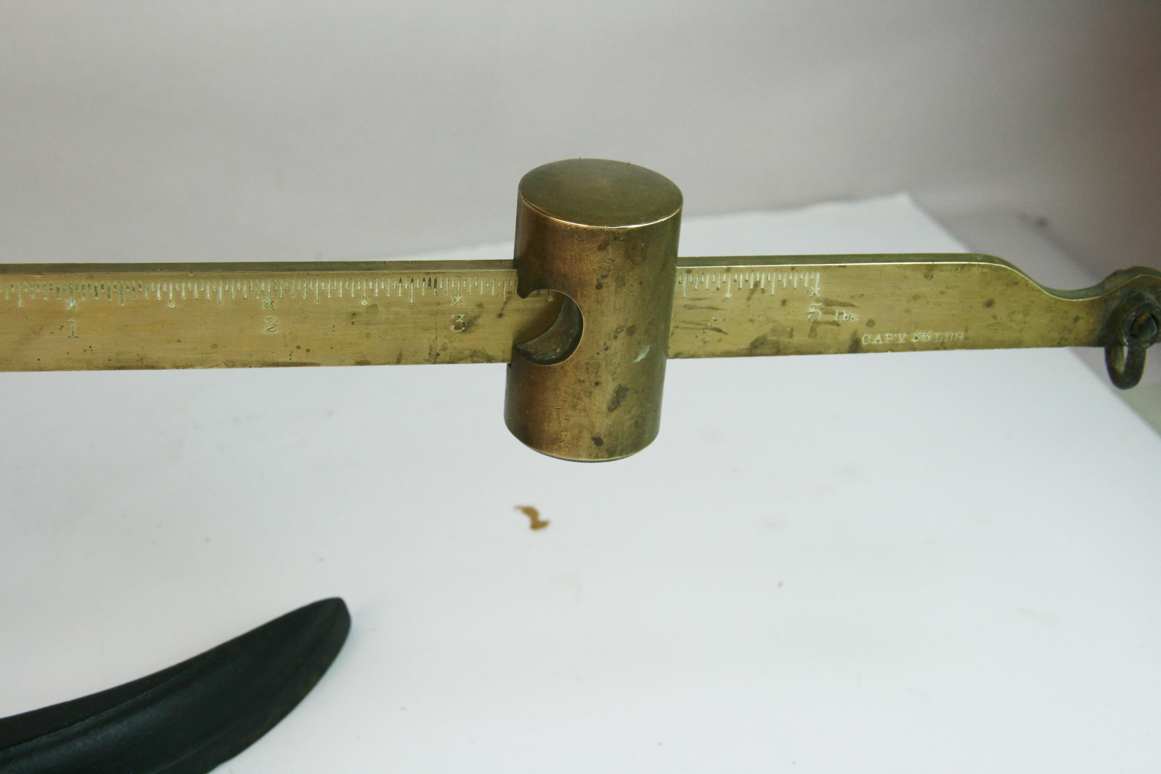 Ancienne écaille de jardinière/ Jardinière en laiton et fonte de Fairbanks en vente 4