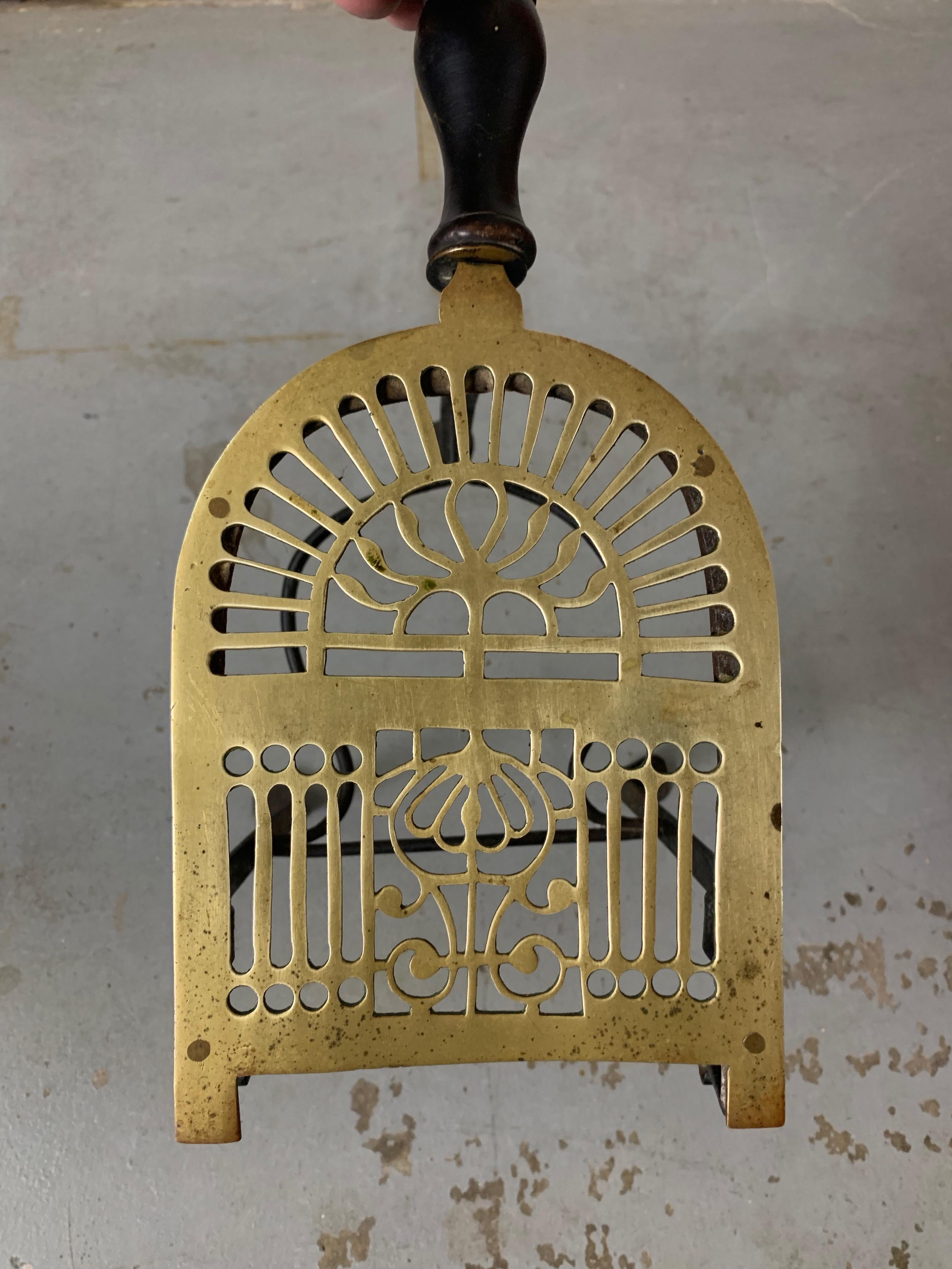 antique brass trivets