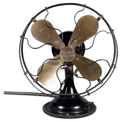 Used Brass and Metal Western Electric Fan c.1920