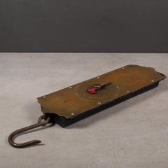 Balance à lait en laiton antique A.I.C C.