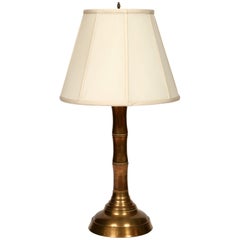 Antique Brass Bamboo Table Lamp