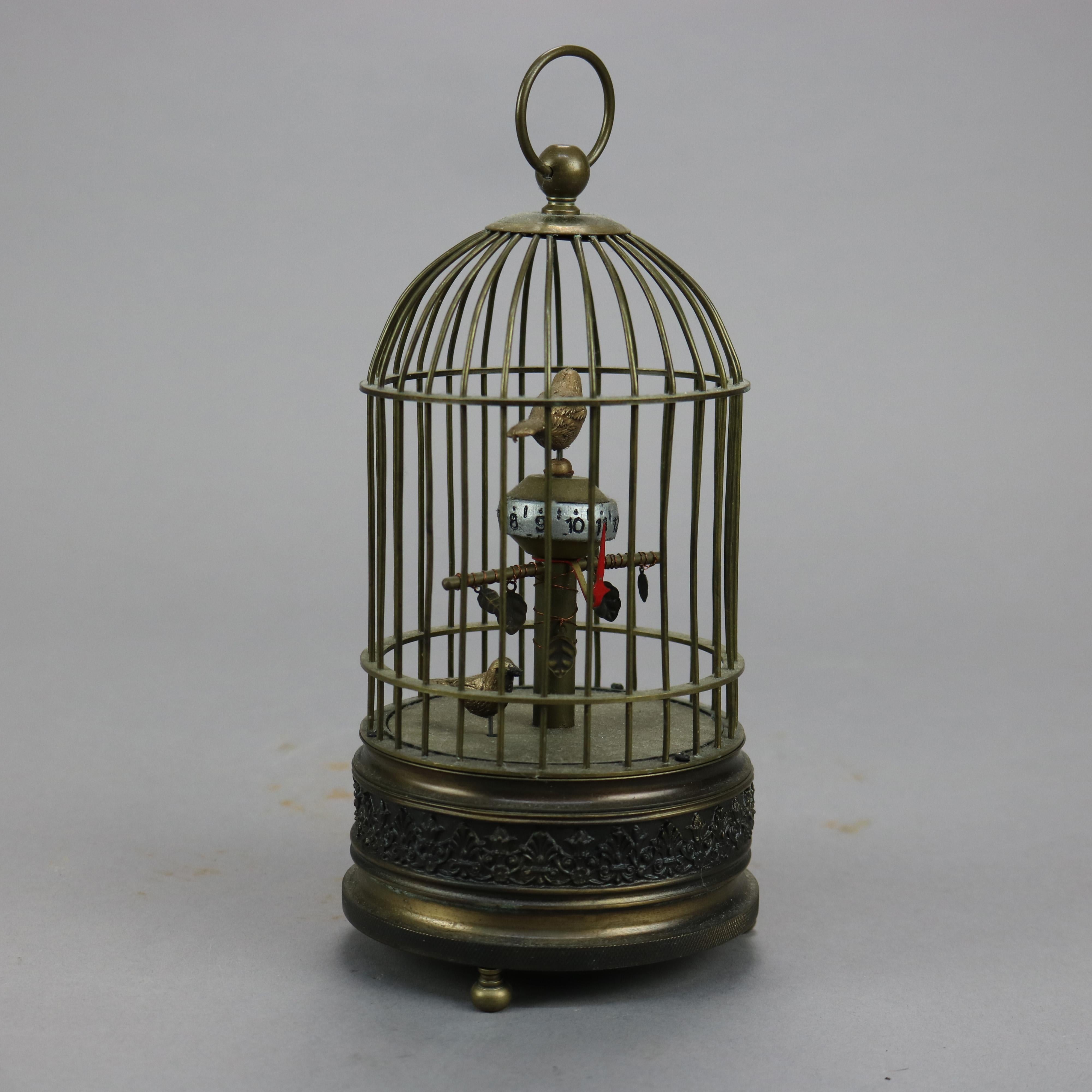 bird cage clock for sale