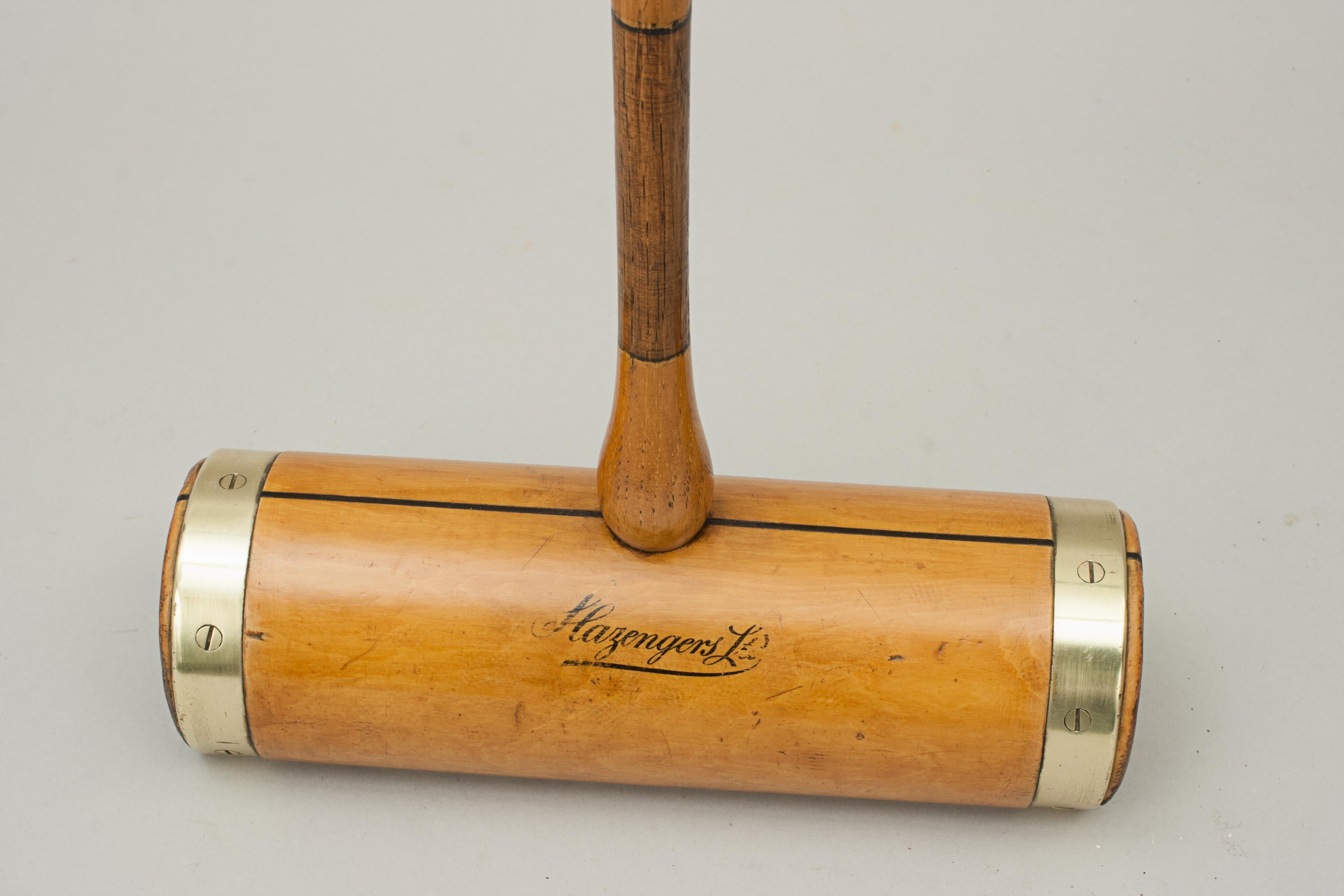 vintage croquet mallet