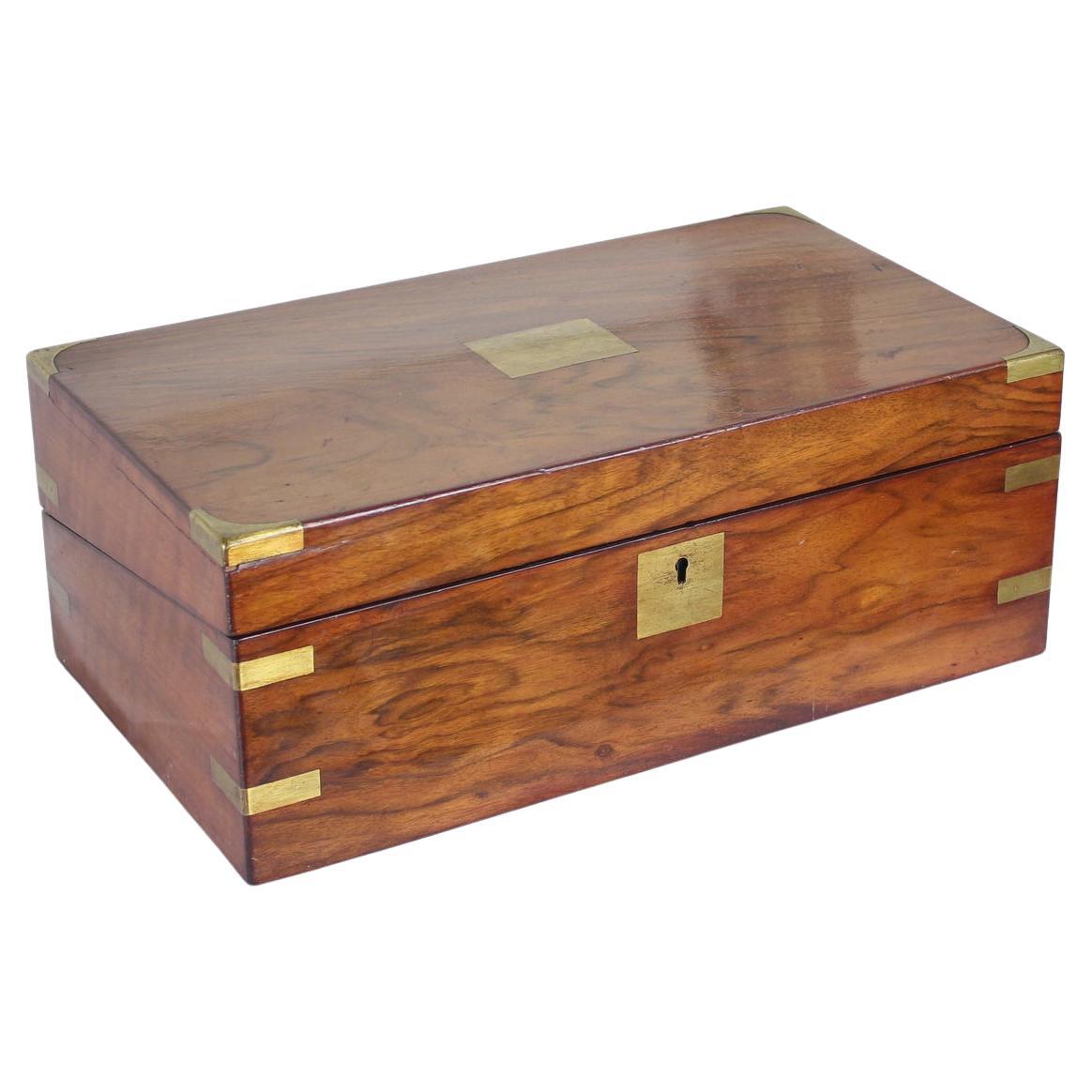 Victorian Walnut Writing / Slope / Lap Desk at 1stDibs