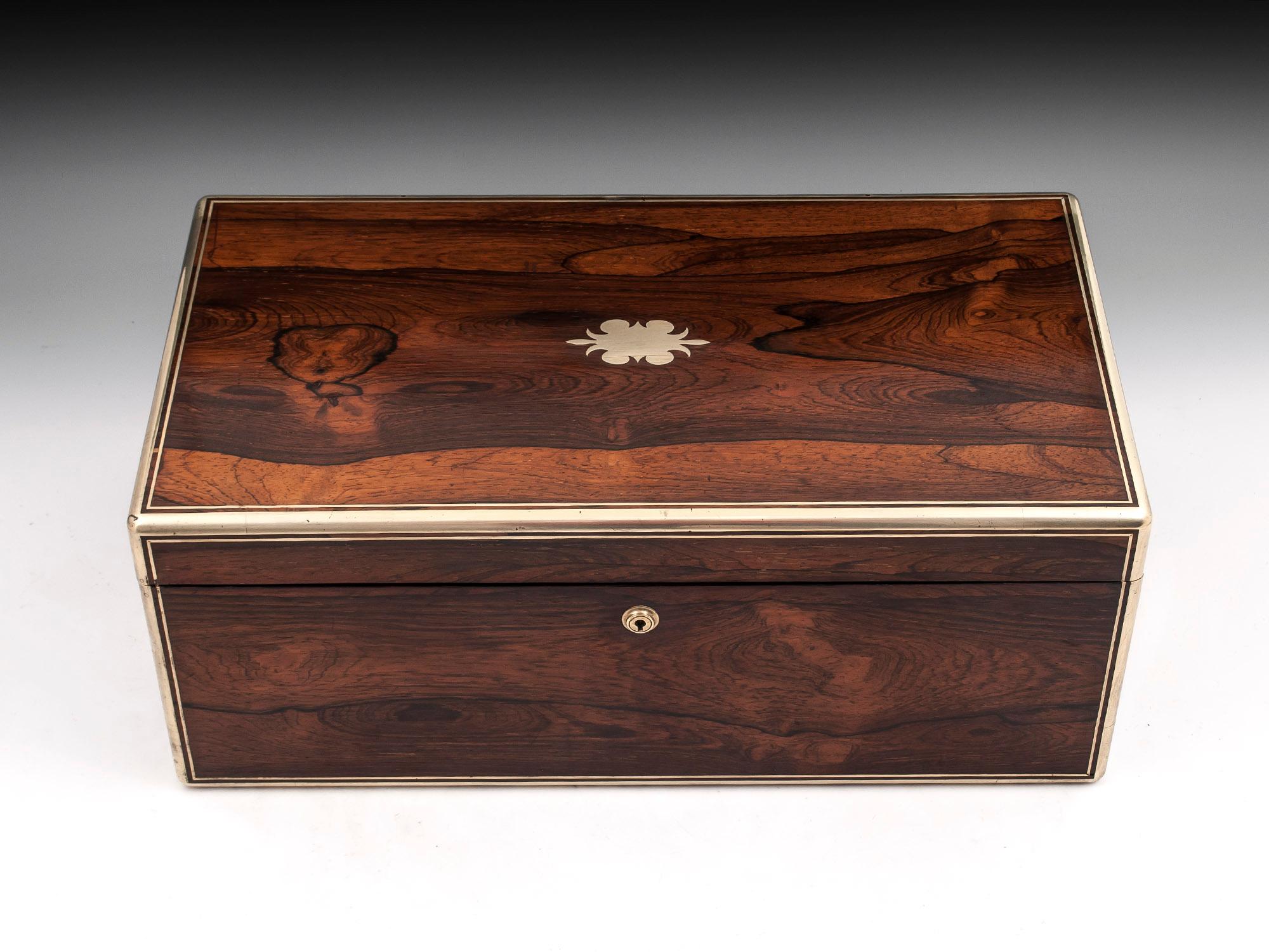 antique writing box secret compartment