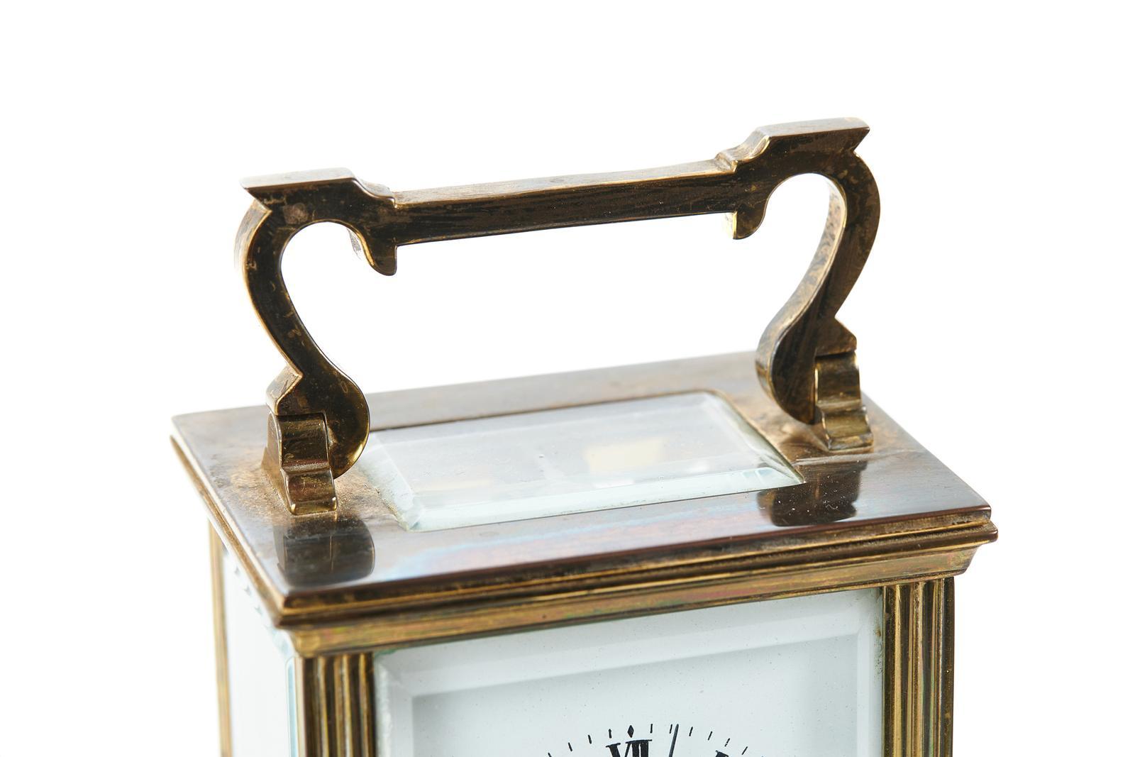 Antique Brass Carriage Clock In Good Condition For Sale In Ipswich, GB