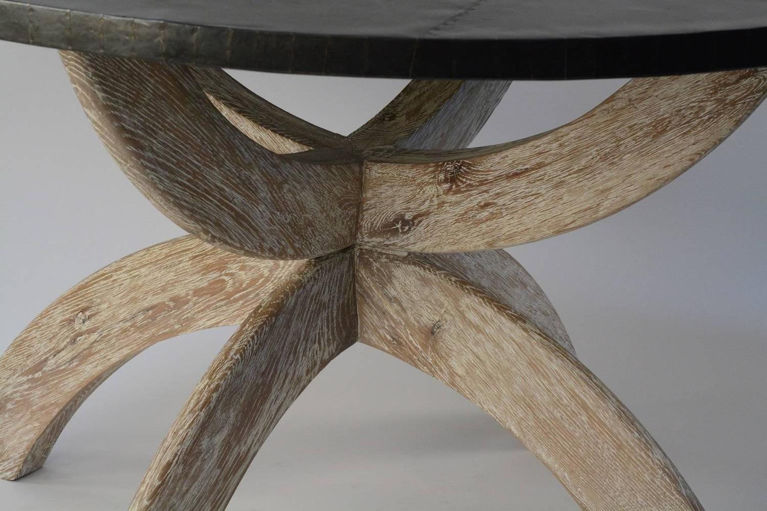 Fin du 20e siècle Table centrale en laiton antique en vente