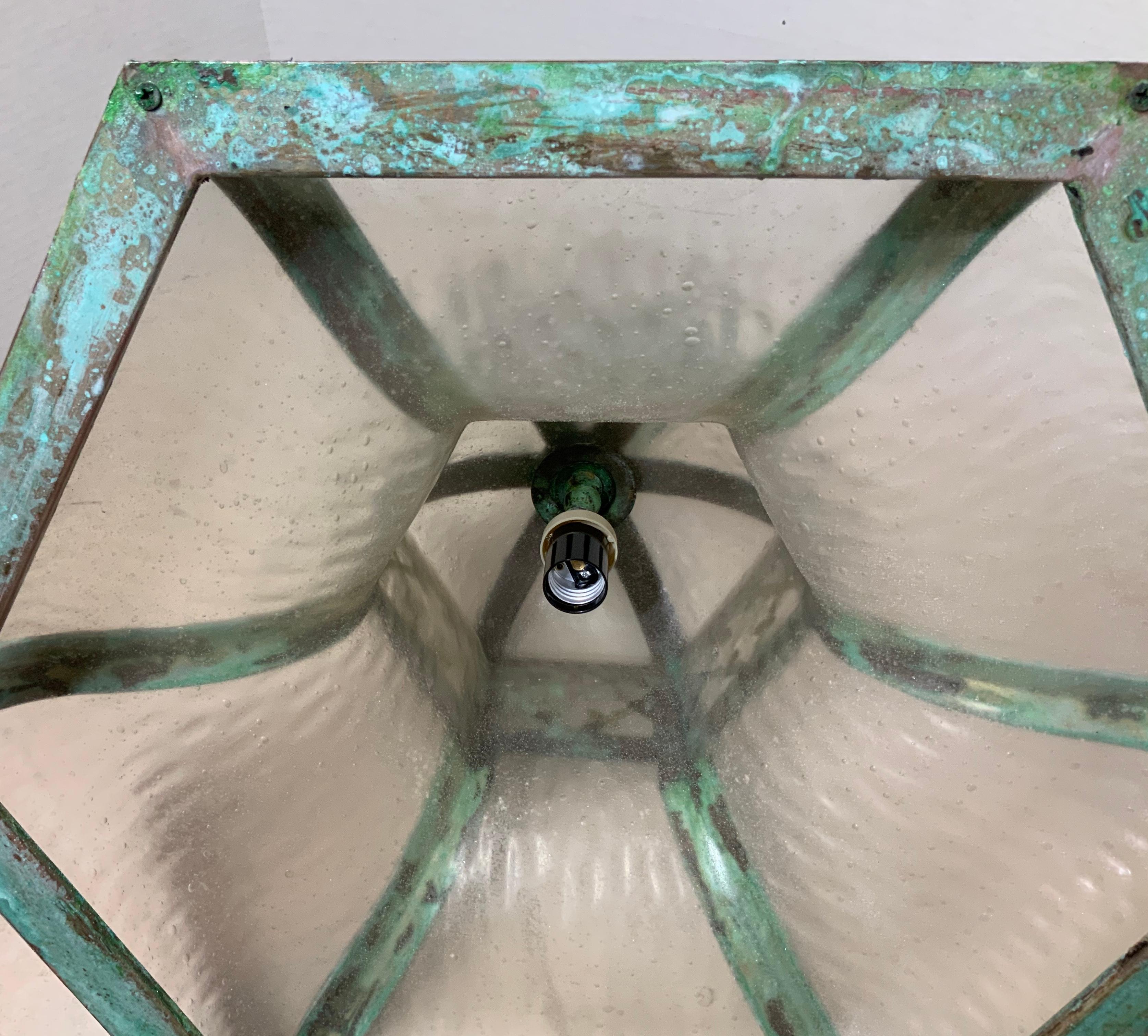 Lustre en laiton ancien en vente 9