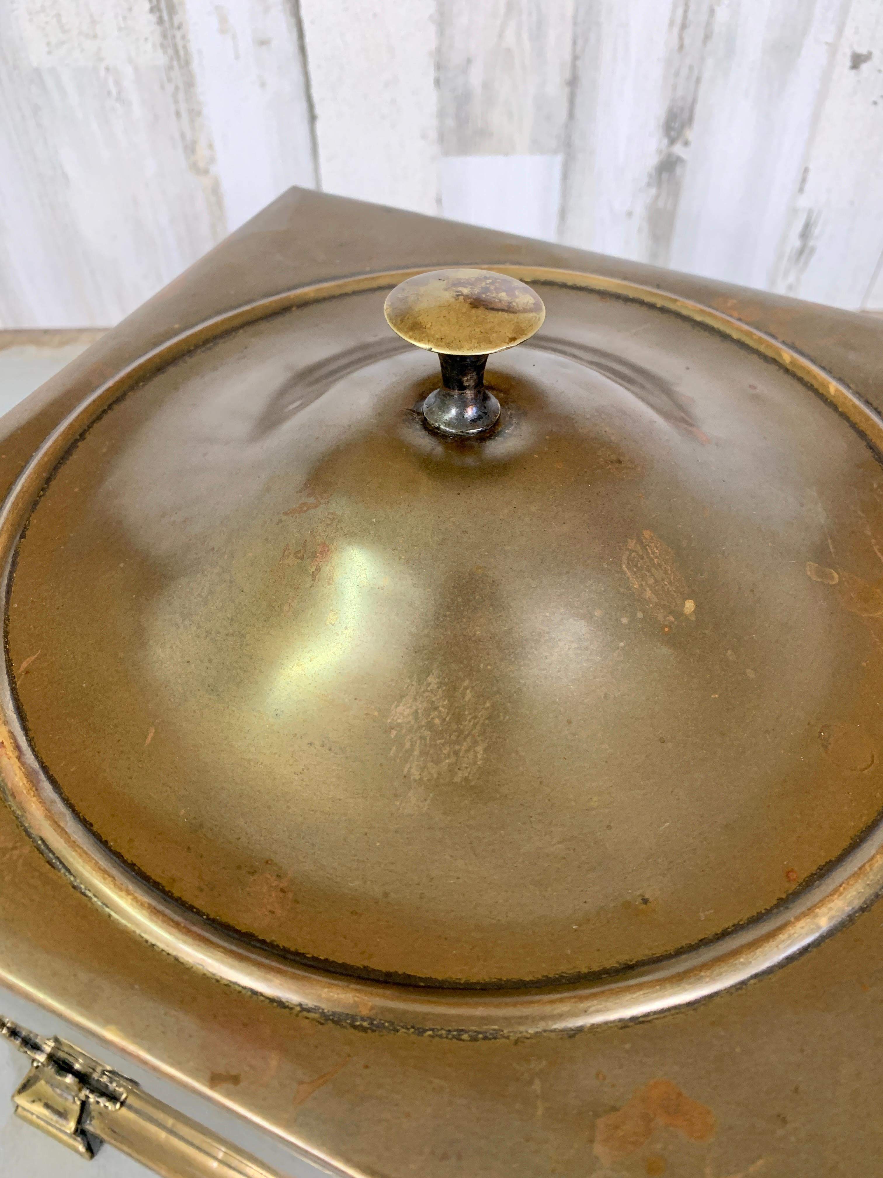 Antique Brass Coal Bucket For Sale 4