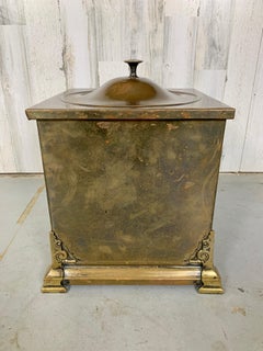 Antique Brass Coal Bucket