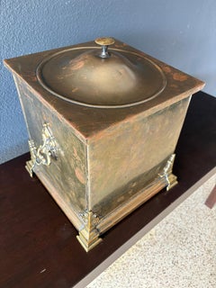 Antique Brass Coal Bucket