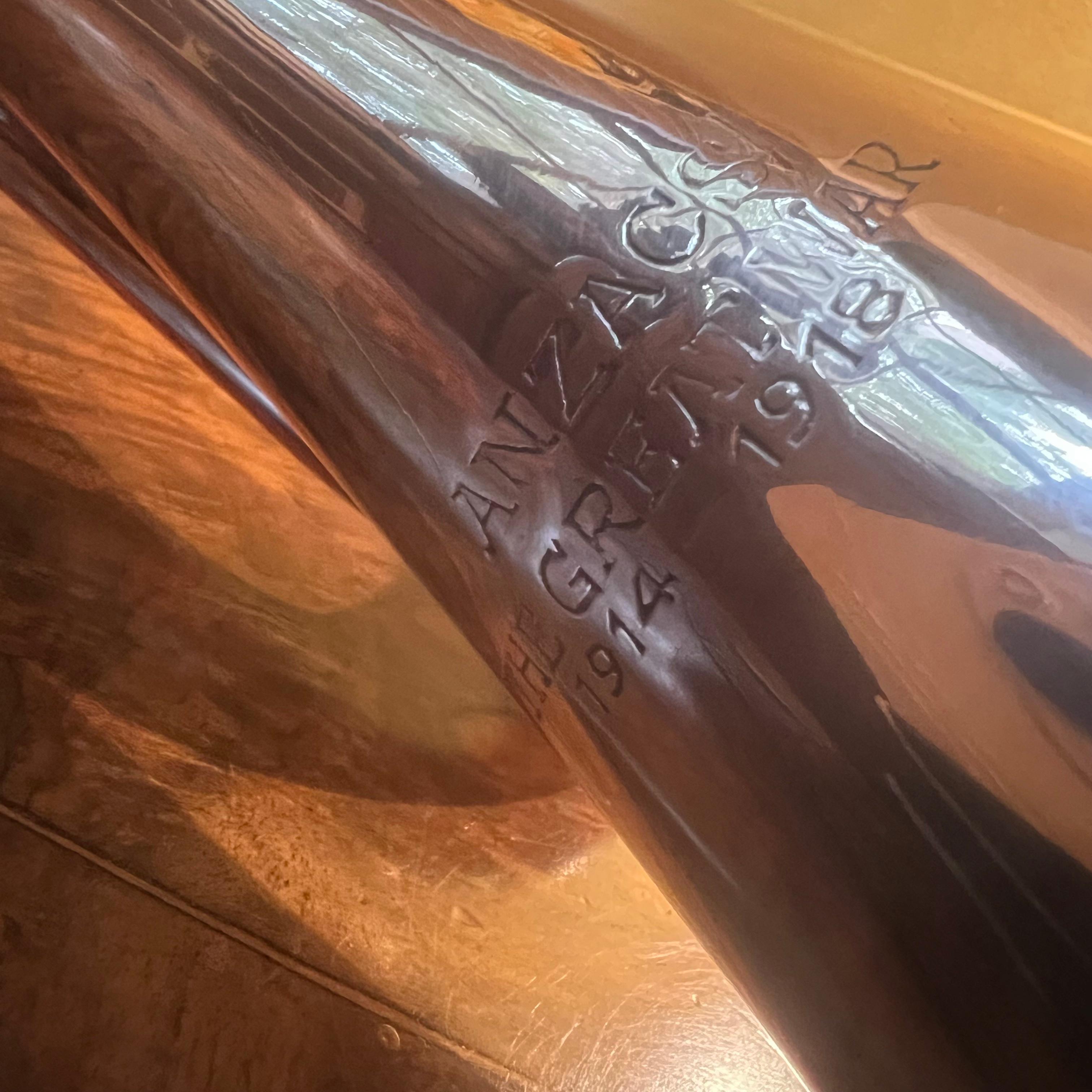 Antike Messing Kupfer Military Bugle Anzacs The Great War im Zustand „Gut“ im Angebot in EDENSOR PARK, NSW