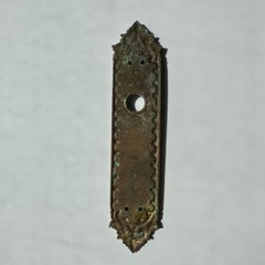Antique Brass Door Knob Plate