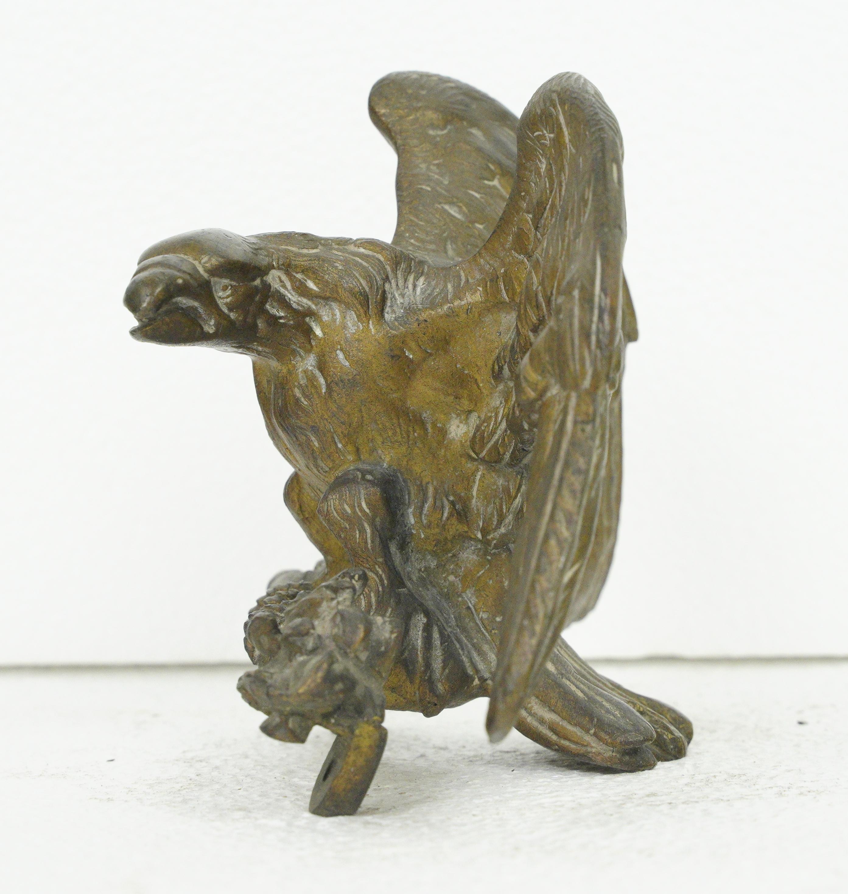 Antike Messing Eagle Wings Spread Möbel Guss im Angebot 2