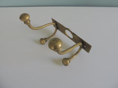 Antique Brass Finish Victorian Style Coat Hook Hanger