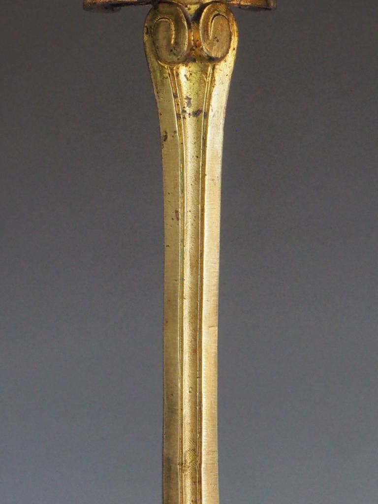 Antique Brass Fireside Tool Stand  Ornate Victorian Hearth Accessory For Sale 8