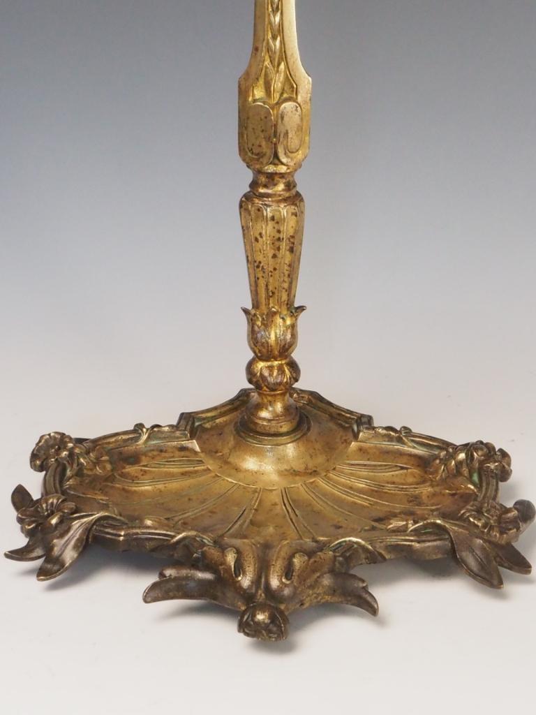 Antique Brass Fireside Tool Stand  Ornate Victorian Hearth Accessory For Sale 10