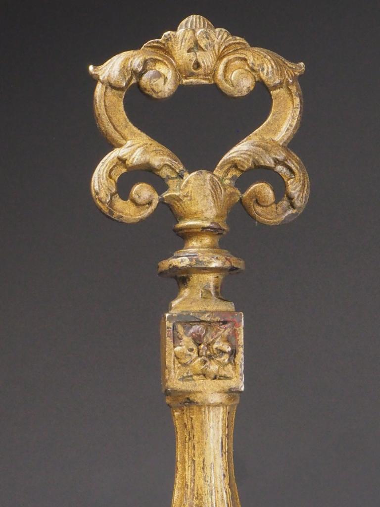 Antique Brass Fireside Tool Stand  Ornate Victorian Hearth Accessory For Sale 2