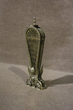 Parafuoco Foldes in ottone antico