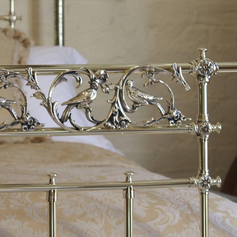 Antique Brass Four Poster Bed at 1stDibs antique brass canopy bed