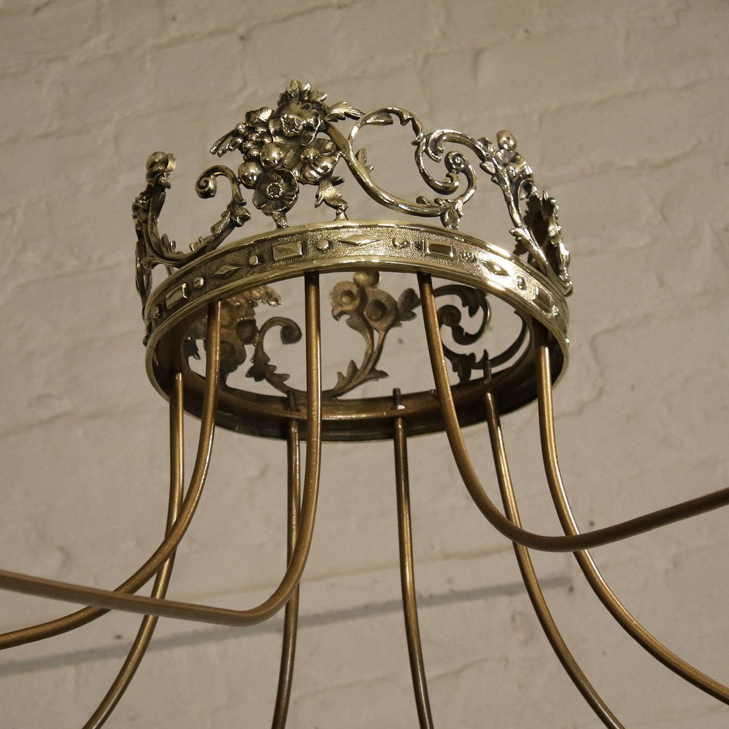 Cast Antique Brass Four Poster Bed