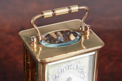 Antique Brass French Carriage Clock