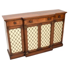 Antique Brass Georgian Style Grill Front Sideboard