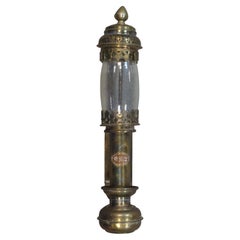 Antique Brass Gnr Great Northern Railway Carriage Candle Lamp Sconce Lantern 14"