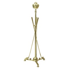 Antique Brass Golf Floor Standard Lamp
