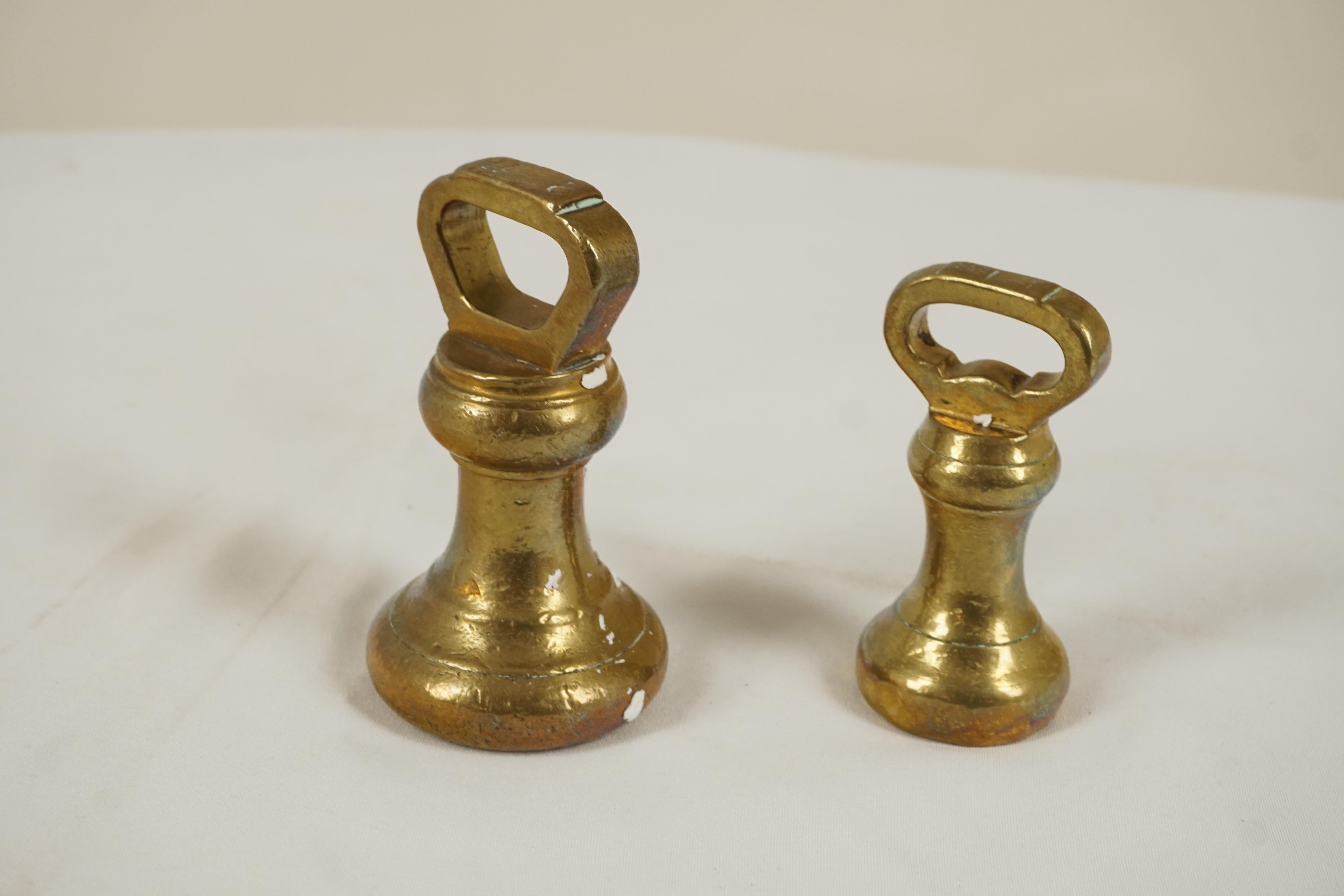 brass bell weights