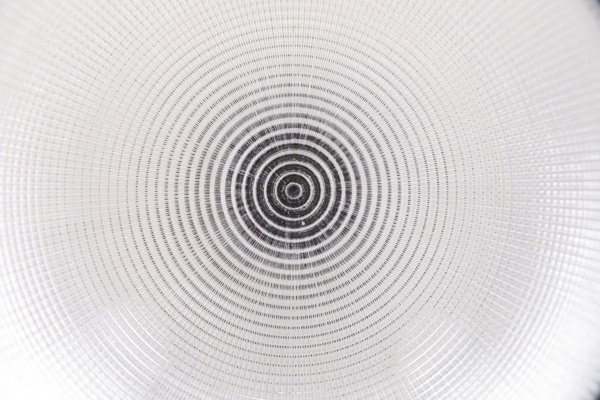 Ottone Lampada Plafonnier in vetro prismatico a spillo in ottone antico C. Blondel, 1920 ca. in vendita
