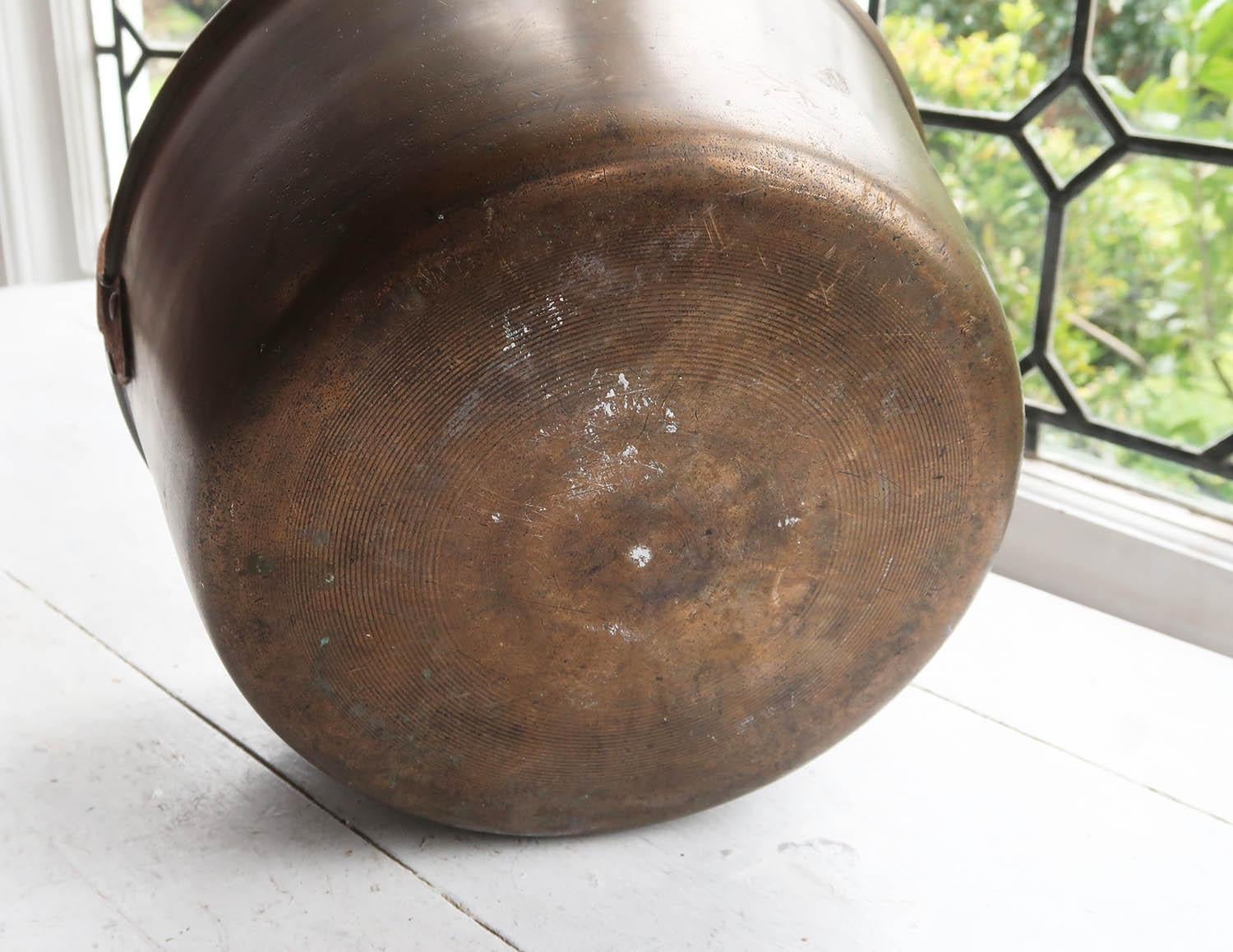 Antique Brass Jam Pan. English 19th Century In Good Condition In St Annes, Lancashire