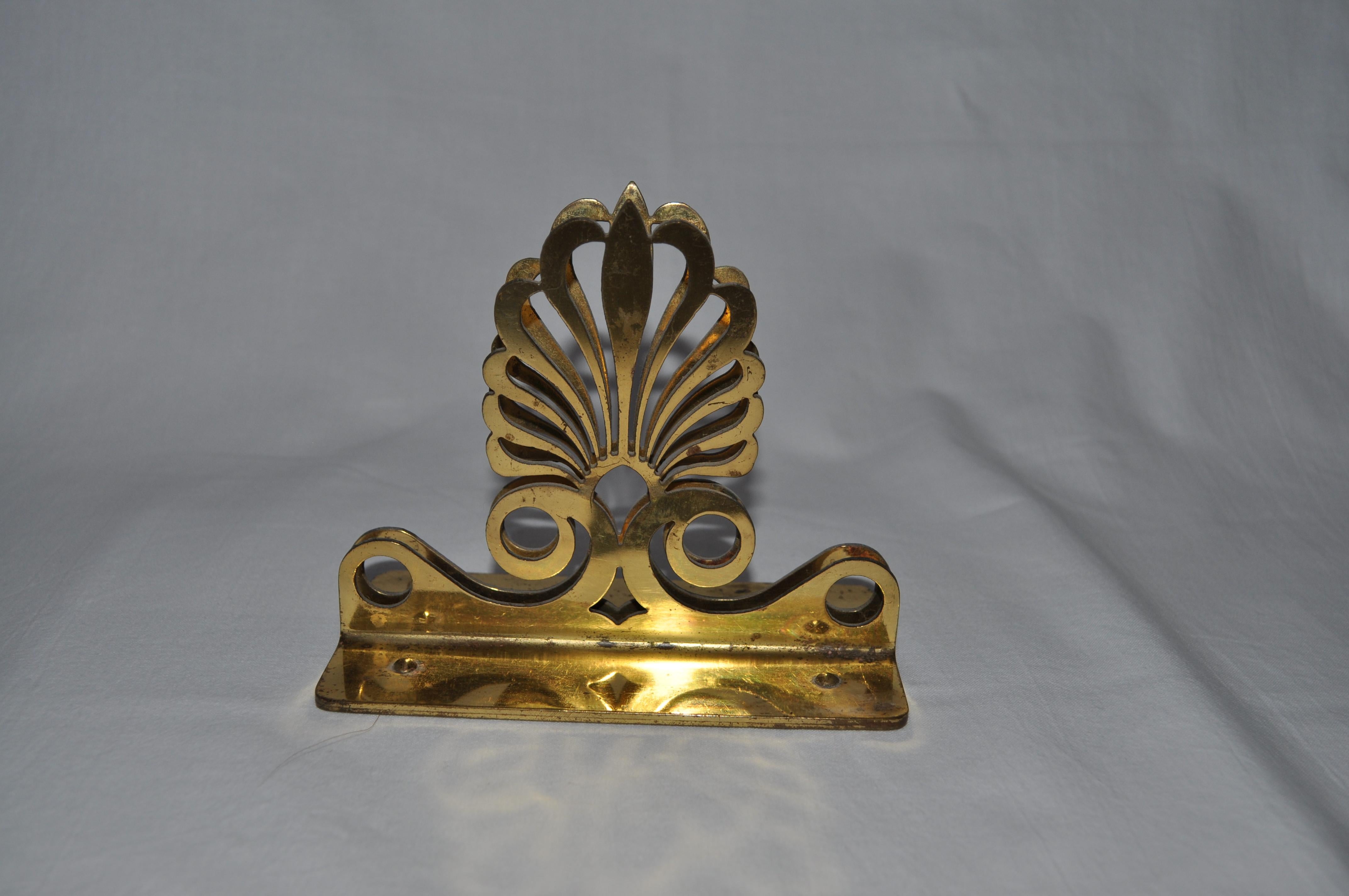 brass napkin holder