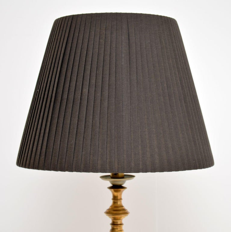 Antique Brass Floor Lamp For Sale 3